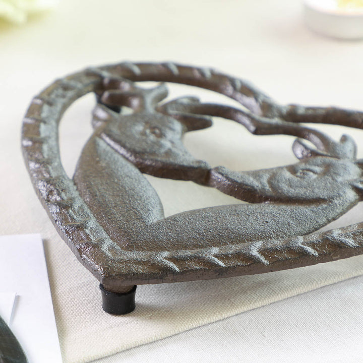 Iron Heart Trivet and Letter Opener Gift Set