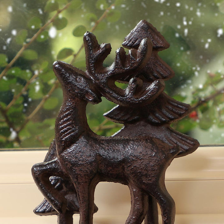 Christmas Reindeer Stocking Hnager