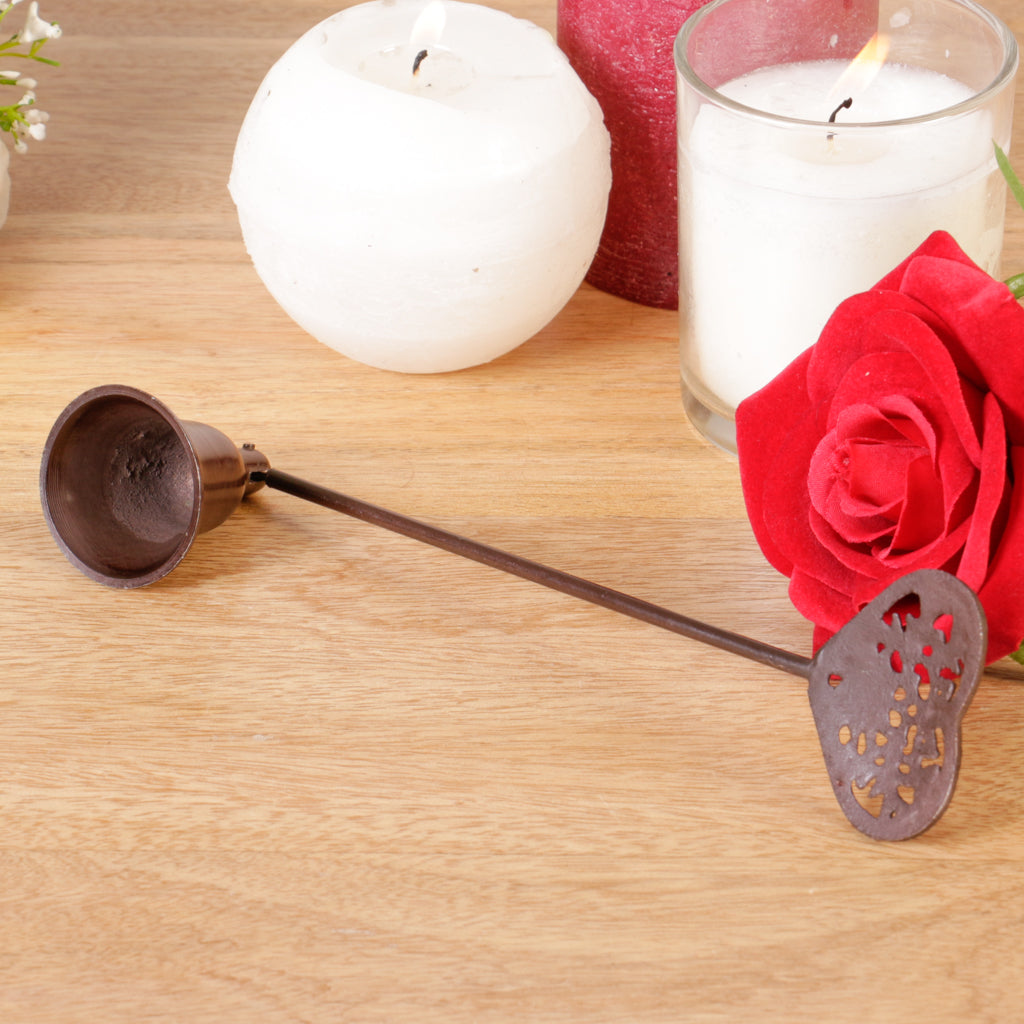 Iron Love Heart Candle Snuffer Gift