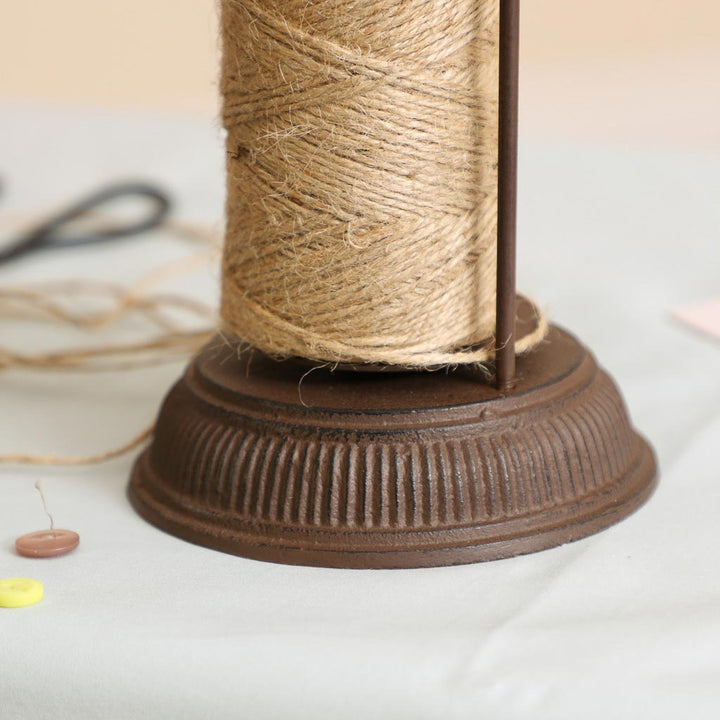 Cast Iron Bird Garden String Dispenser with Scissors