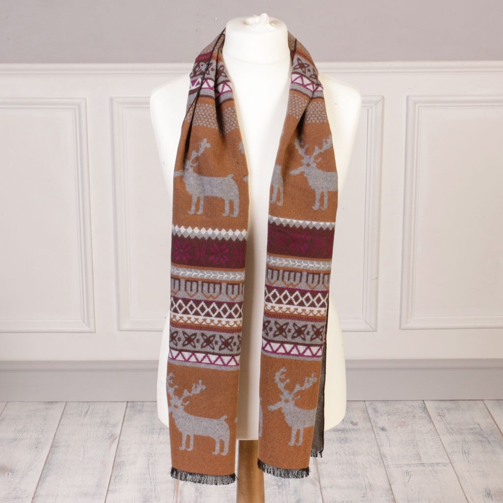 Stag Nordic scarf