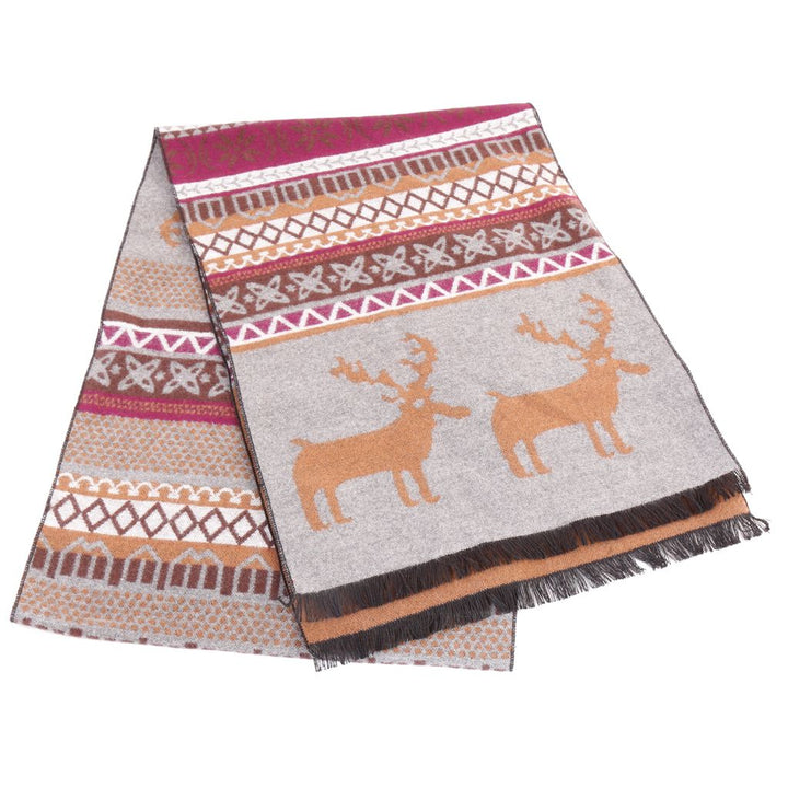 Nordic stag scarf