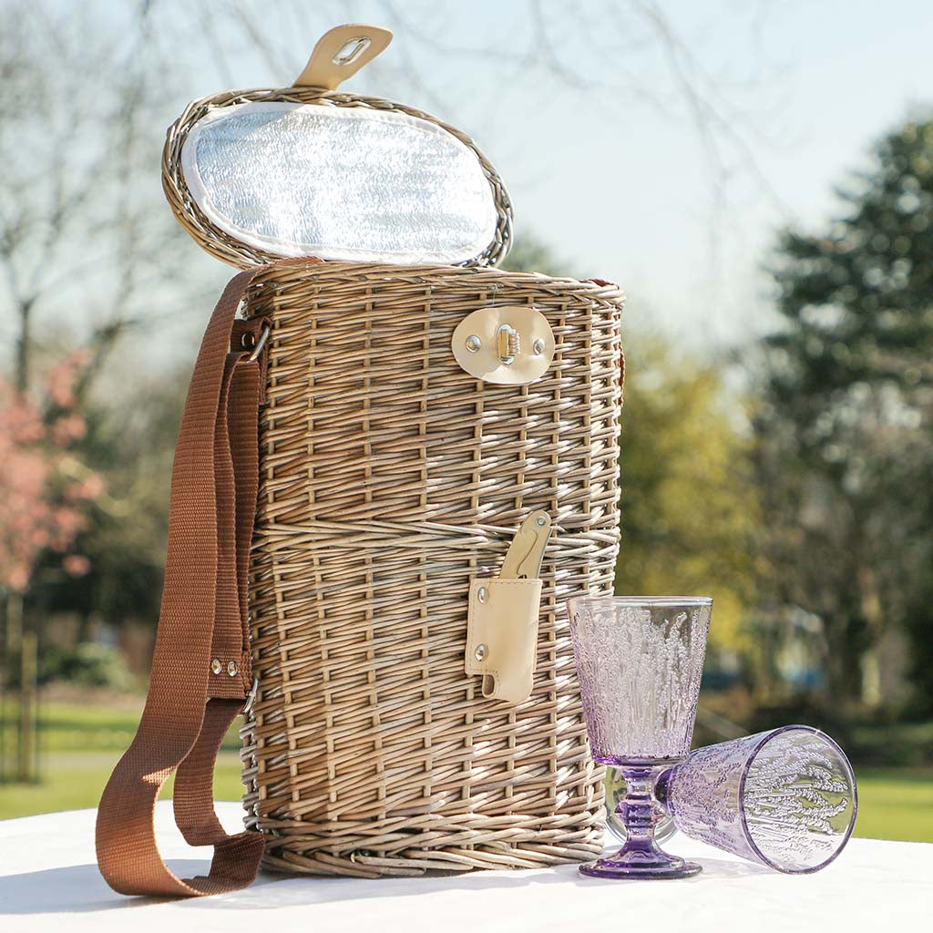 wine basket for picnics