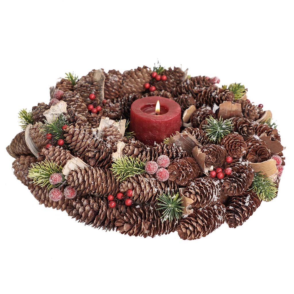 Frosted Winter Centerpiece