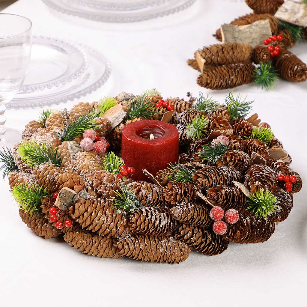 Winter Woodland Christmas Table Centerpiece