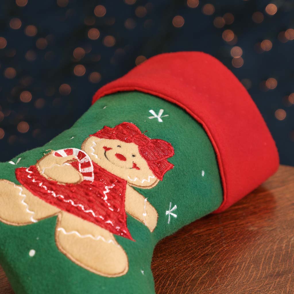 Gingerbread Lady Children’s Personalised Christmas Stocking