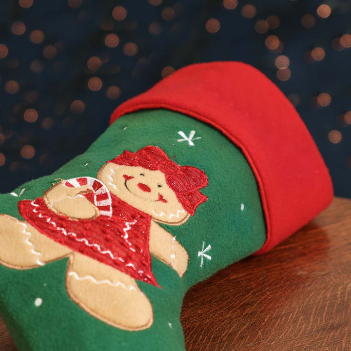 Gingerbread Lady Children’s Personalised Christmas Stocking