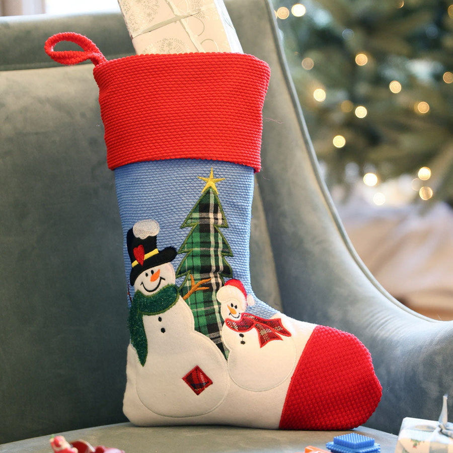 EMBROIDERED CHRISTMAS STOCKING FOR KIDS