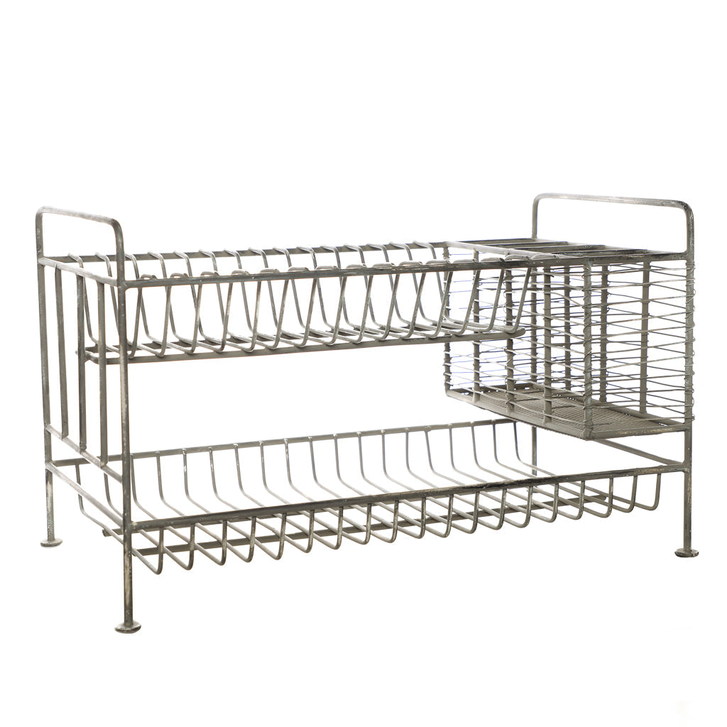 Cast Iron Two Tier Dish Drainer
