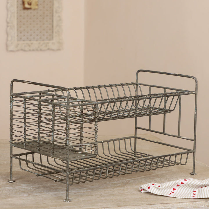 Cast Iron Two Tier Dish Drainer