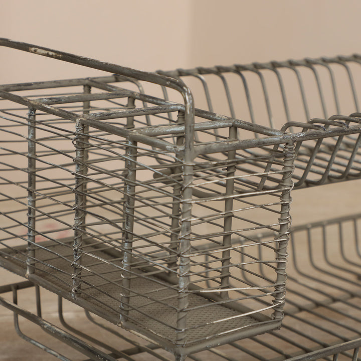 Cast Iron Two Tier Dish Drainer