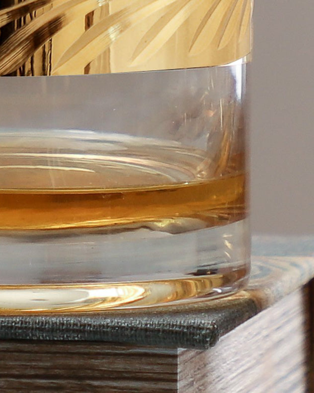 Gold Leaf Whisky Tumblers