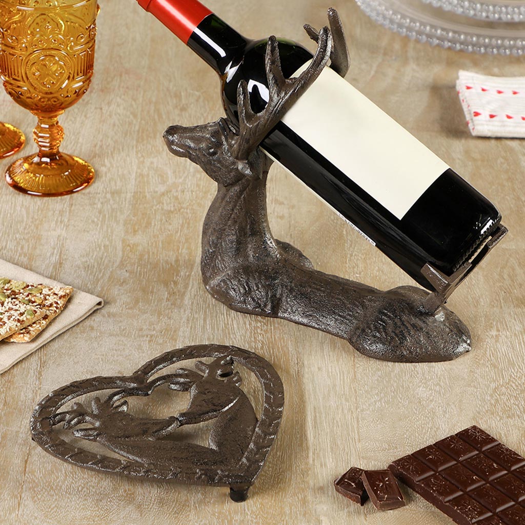 Cast Iron Stag Gift Set