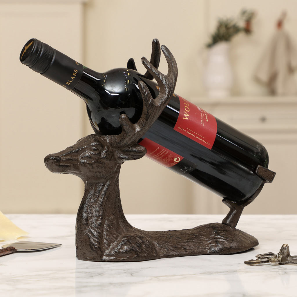Stag Wine Bottle Stand