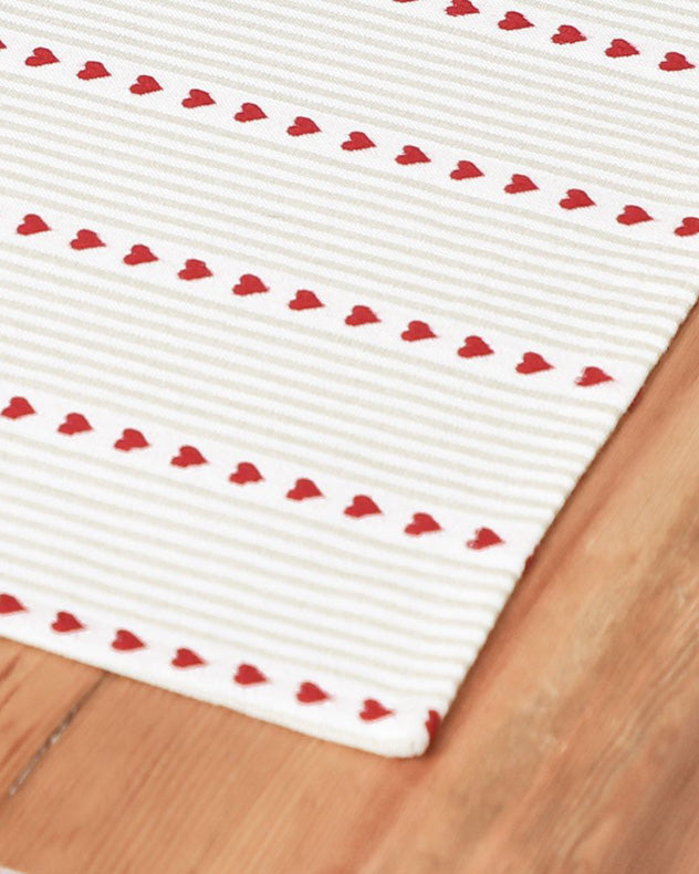 Set of 2 Red Heart French Country Fabric Place Mats