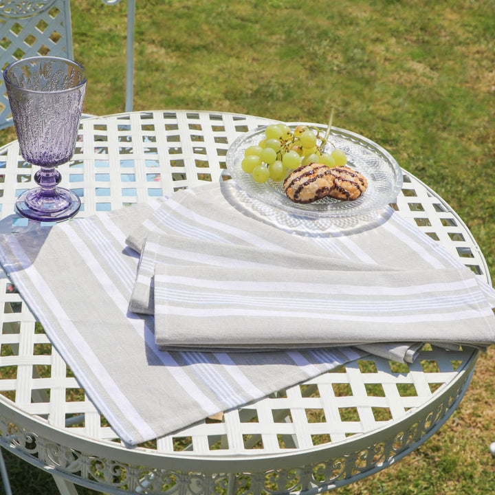 Millstone Blue Striped Fabric Placemat