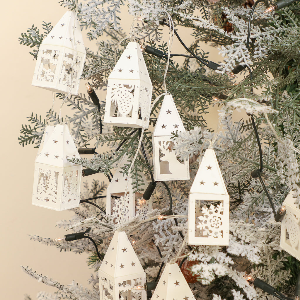 Cut Out LED Lantern Garland