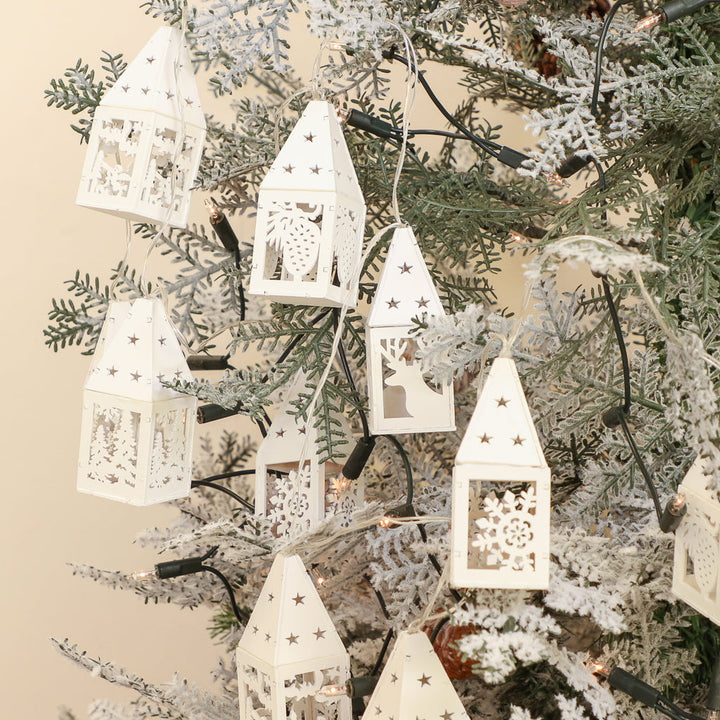 Cut Out LED Lantern Garland