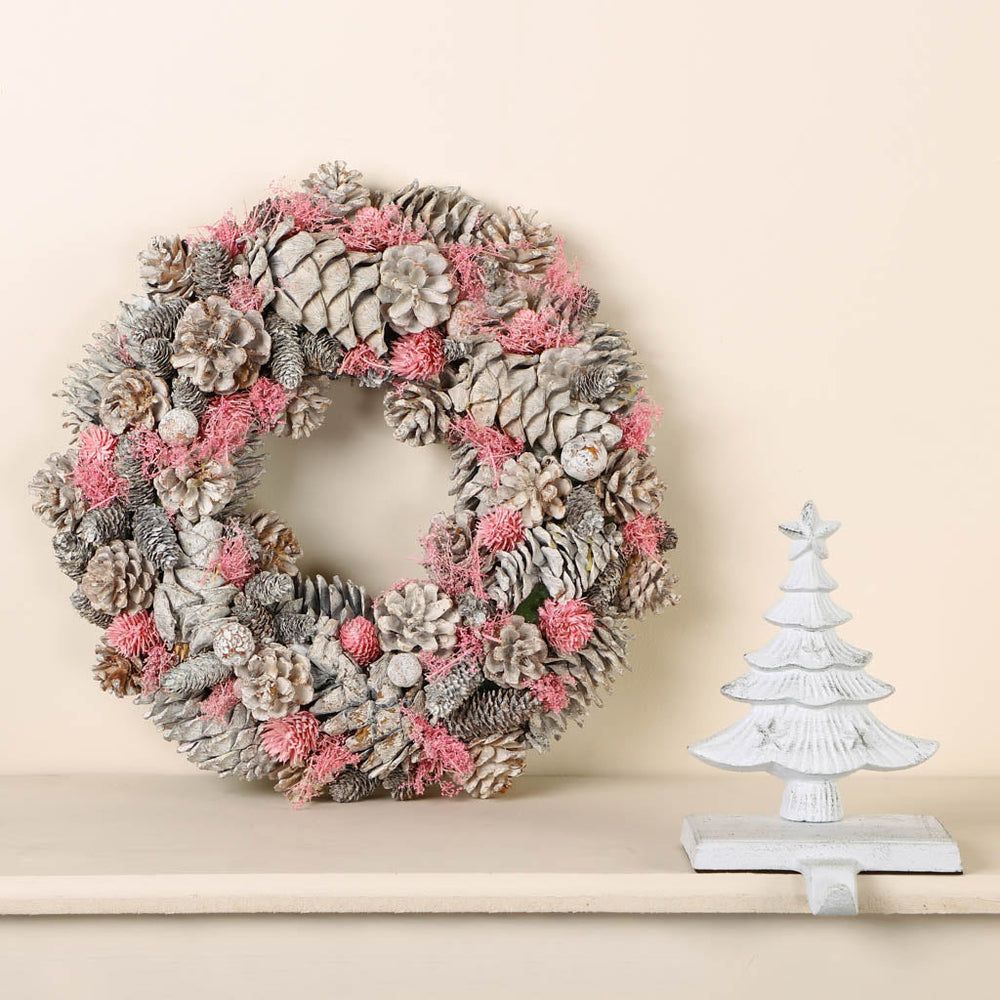 Romantic Rose Christmas Wreath