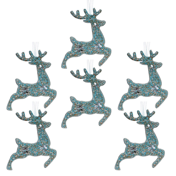 Santa's Prancing Reindeer Decorations