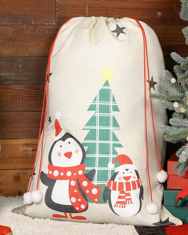 Giant Penguins Christmas Sack