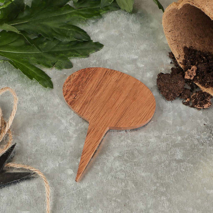 Set of 6 Wooden Write Your Own Plant Markers