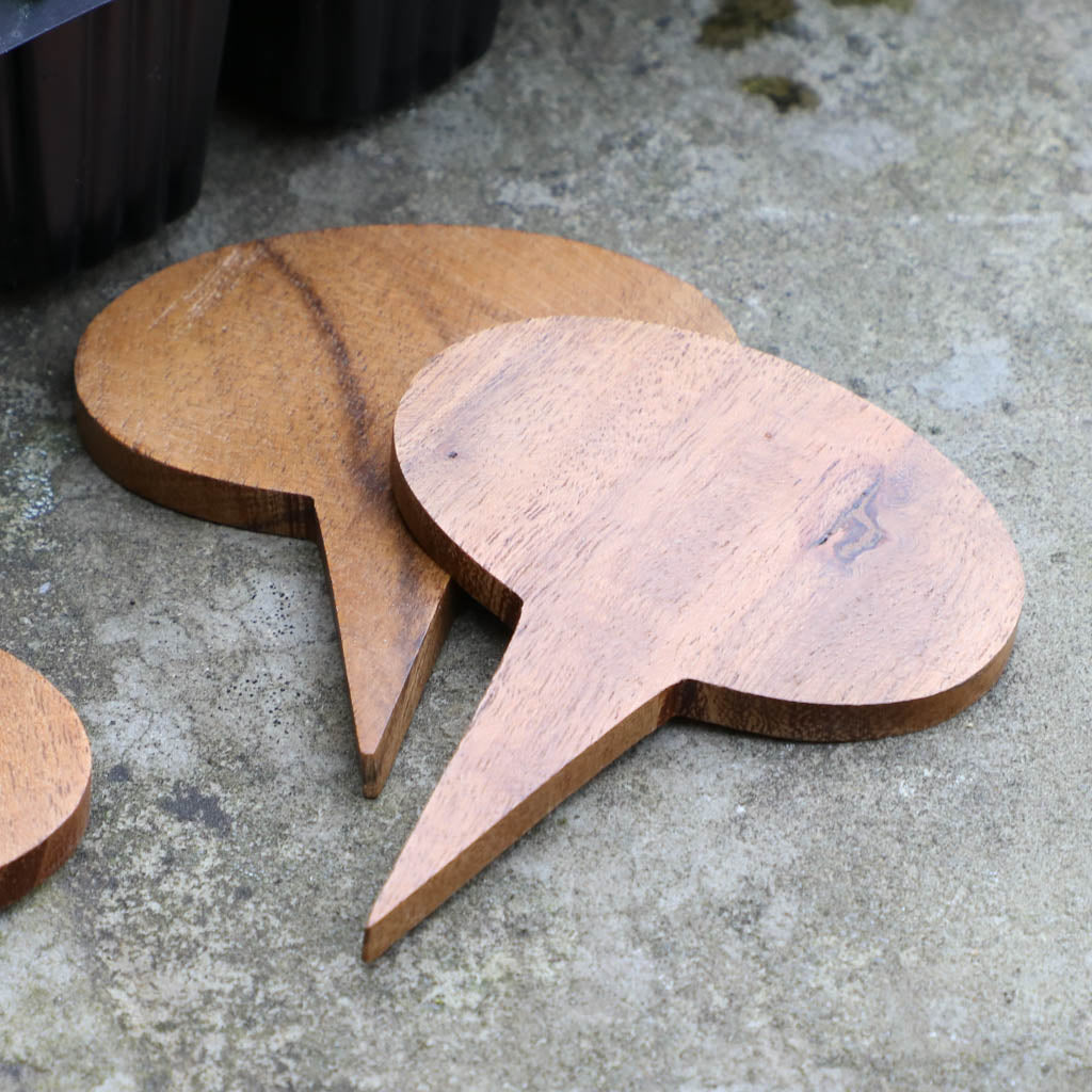 Set of 6 Wooden Write Your Own Plant Markers