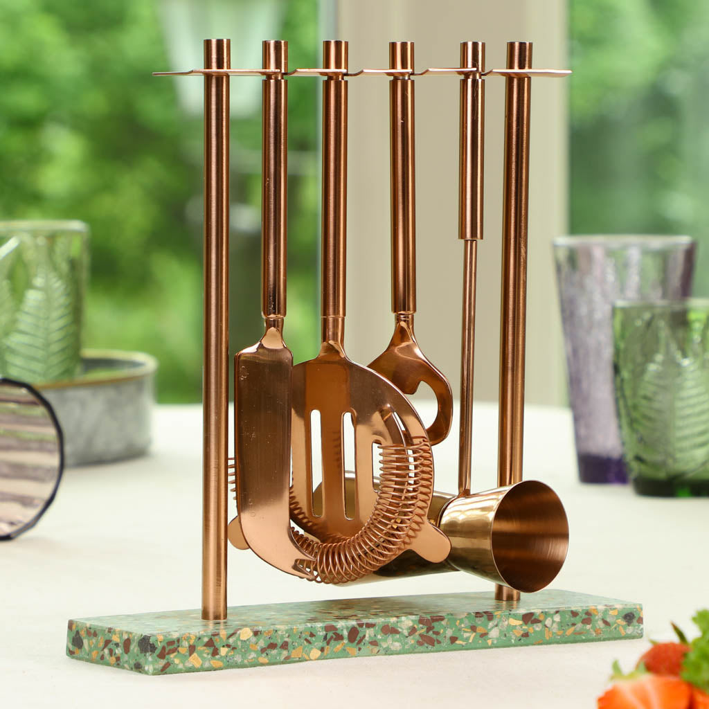 Copper Bar Tool Anniversary Gift Set