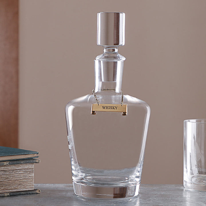 Gold Whiskey Decanter Tag