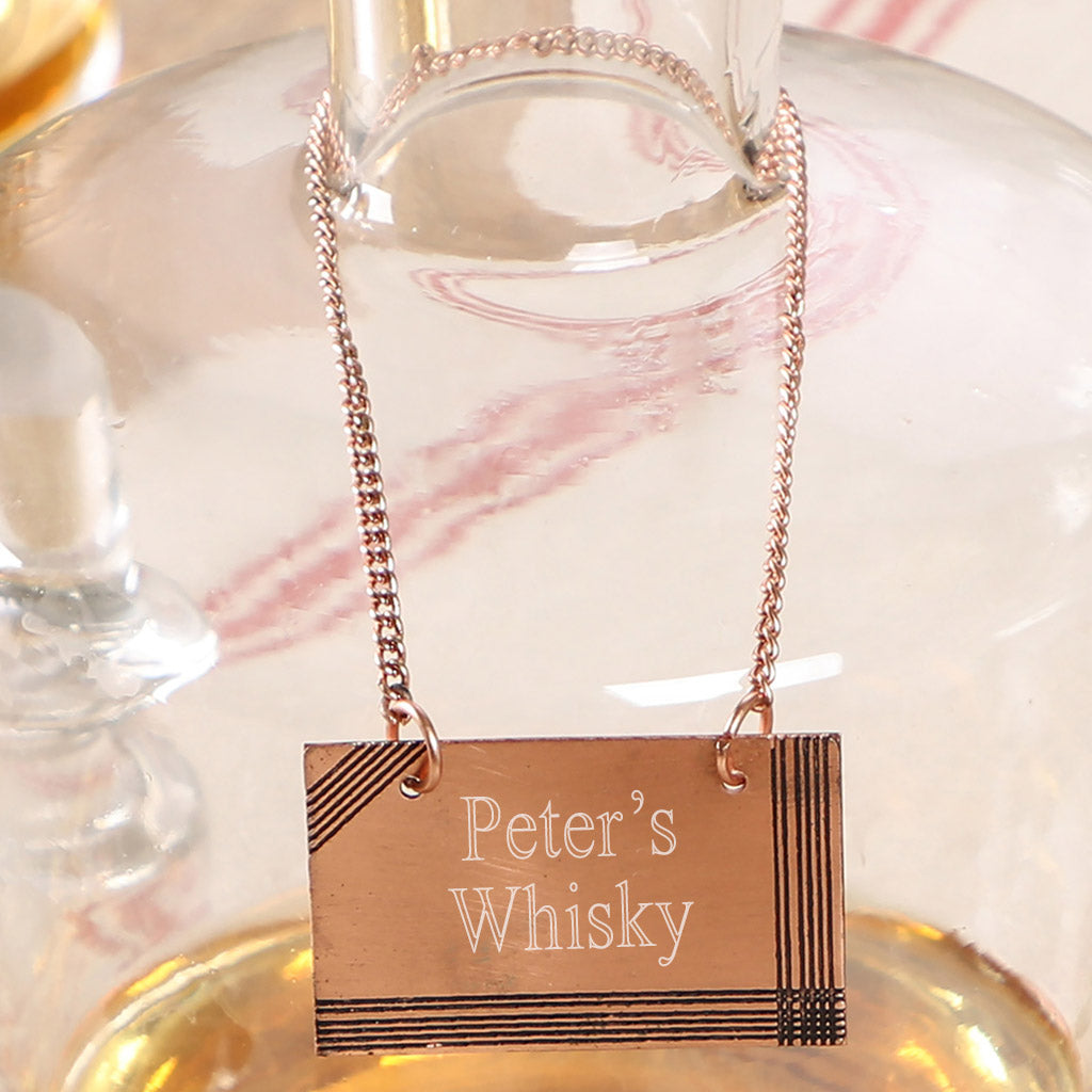 Personalised bottle label