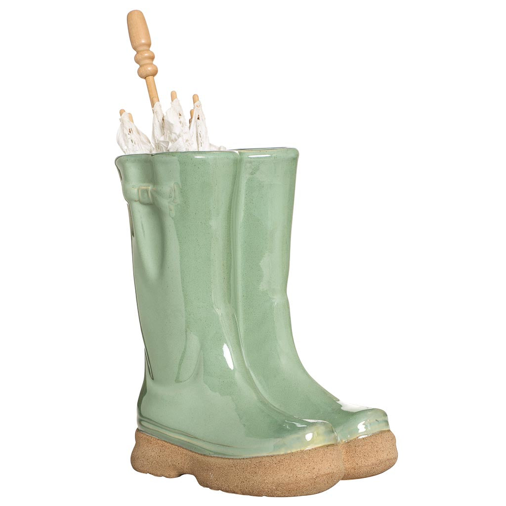 Indoor ceramic umbrella stand