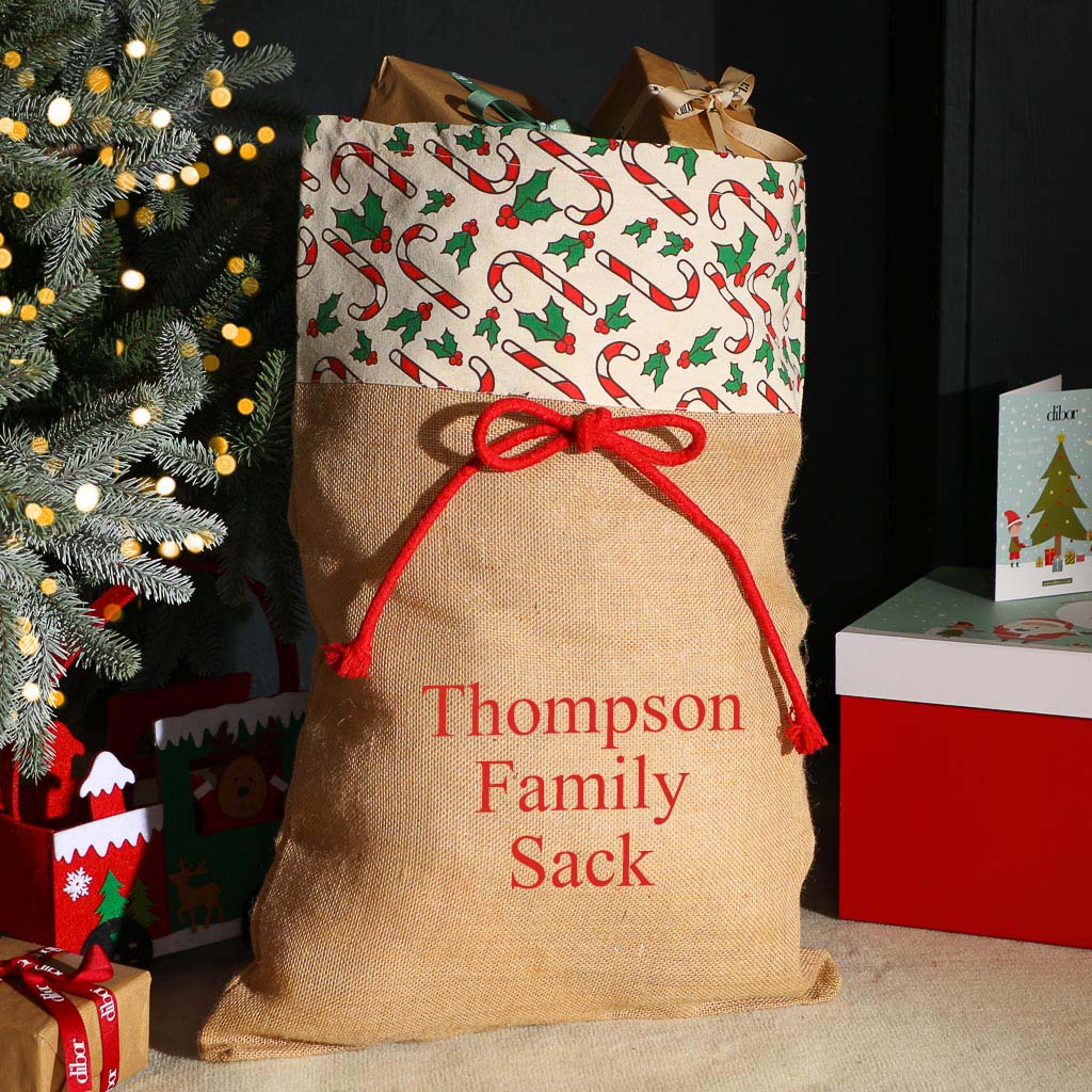 Personalised Christmas Present Bag