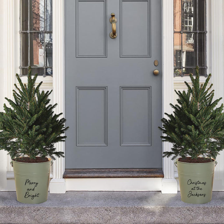 Sage Green Outdoor Planter