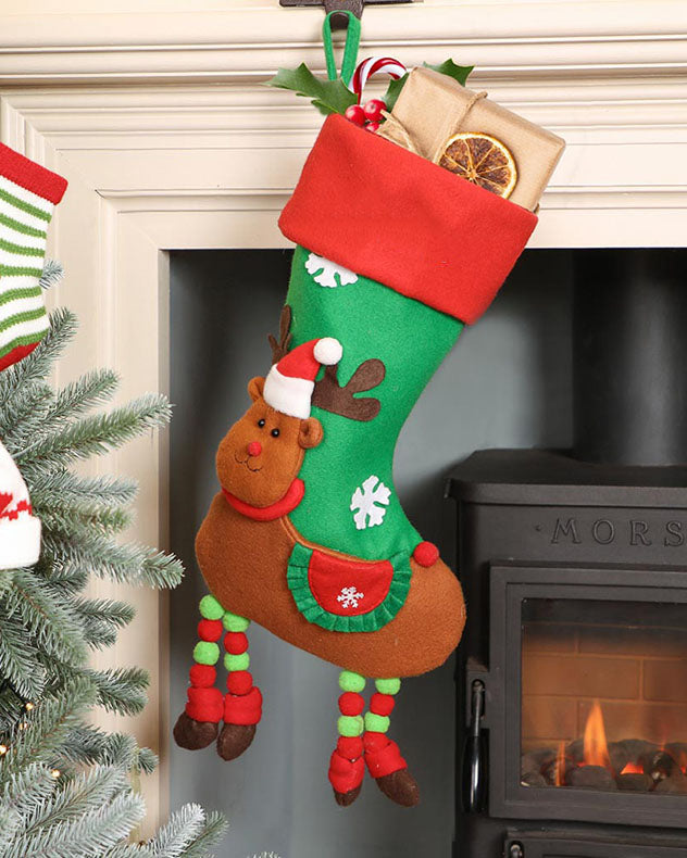 Stockings - Christmas Character Hanging Legs Stocking