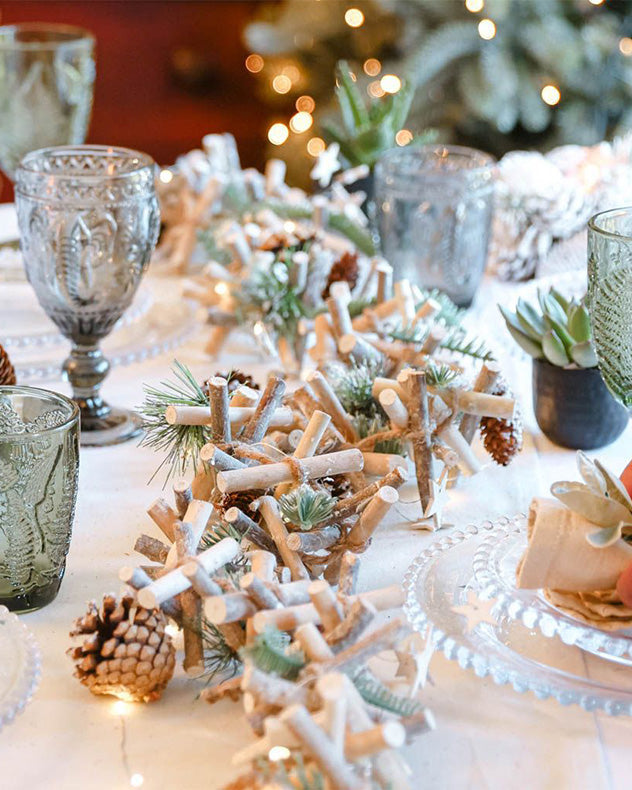 Nordic Forest Tablescape