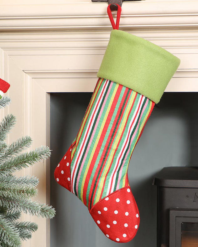 striped christmas stockings