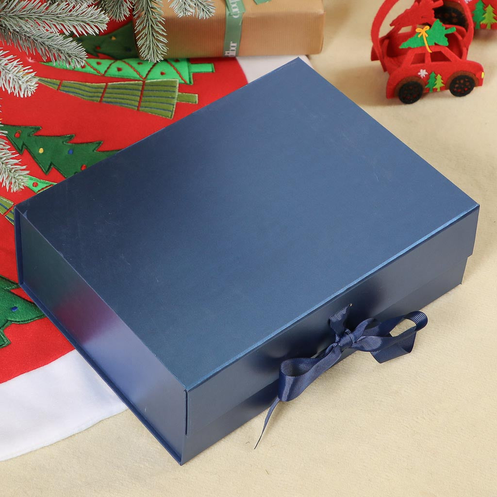 Large Navy Blue Gift Box