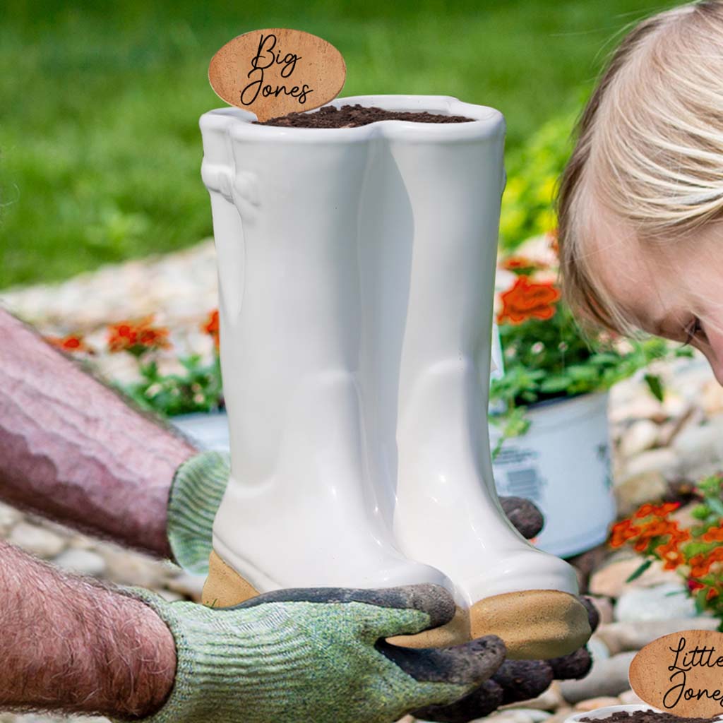 Personalised Large Wellie Planter