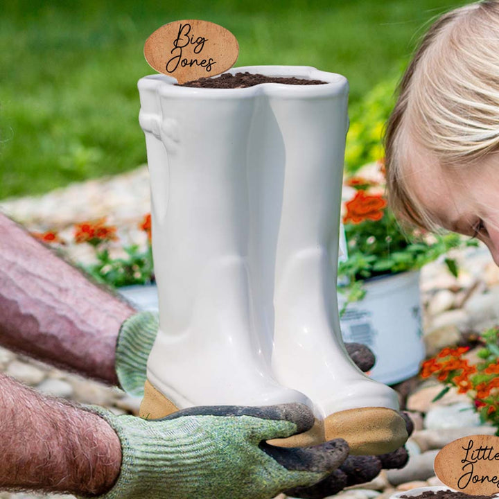 Personalised Large Wellie Planter