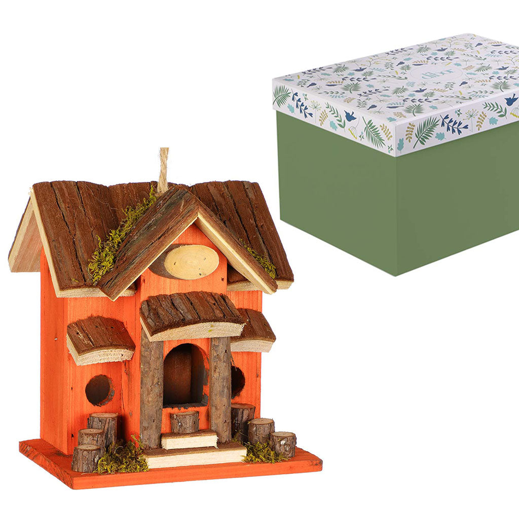 Wooden Wild Bird House