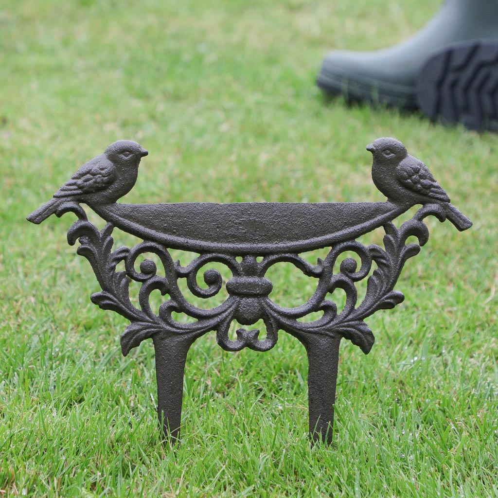 Love Birds Cast Iron Boot Scraper Gift