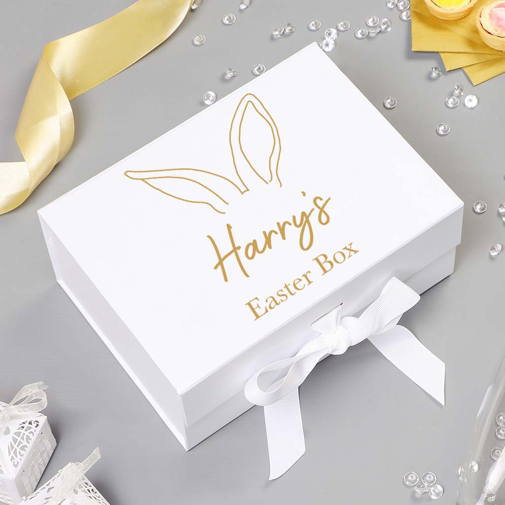 Ivory White A5 Easter Gift Box