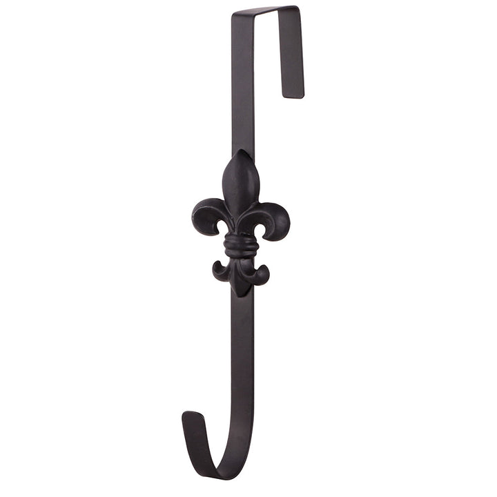 Xmas Fleur De Lys Over The Door Wreath Hanger