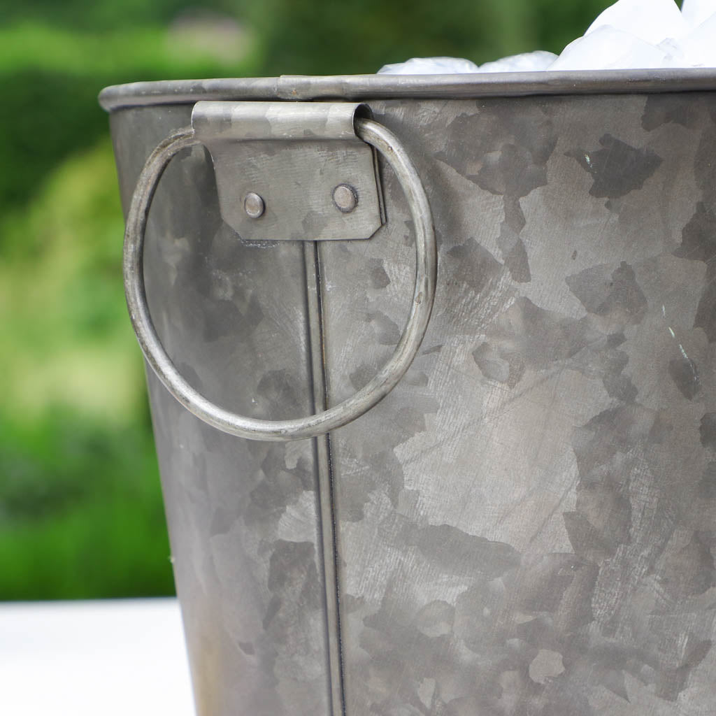 Country Living Aged Zinc Ice Bucket