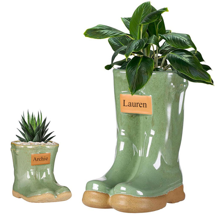 Outdoor Large Green Plant Pots