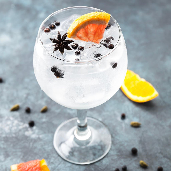 Personalised Set of 2 Sunburst Gin Glasses