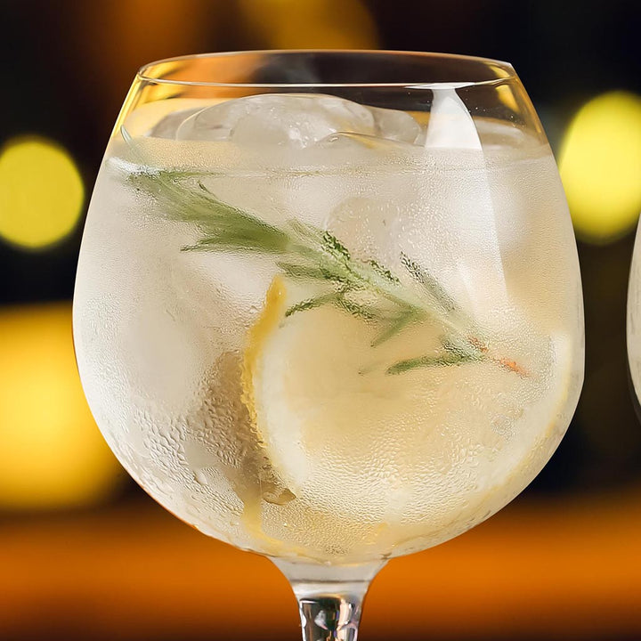 Personalised Set of 2 Sunburst Gin Glasses