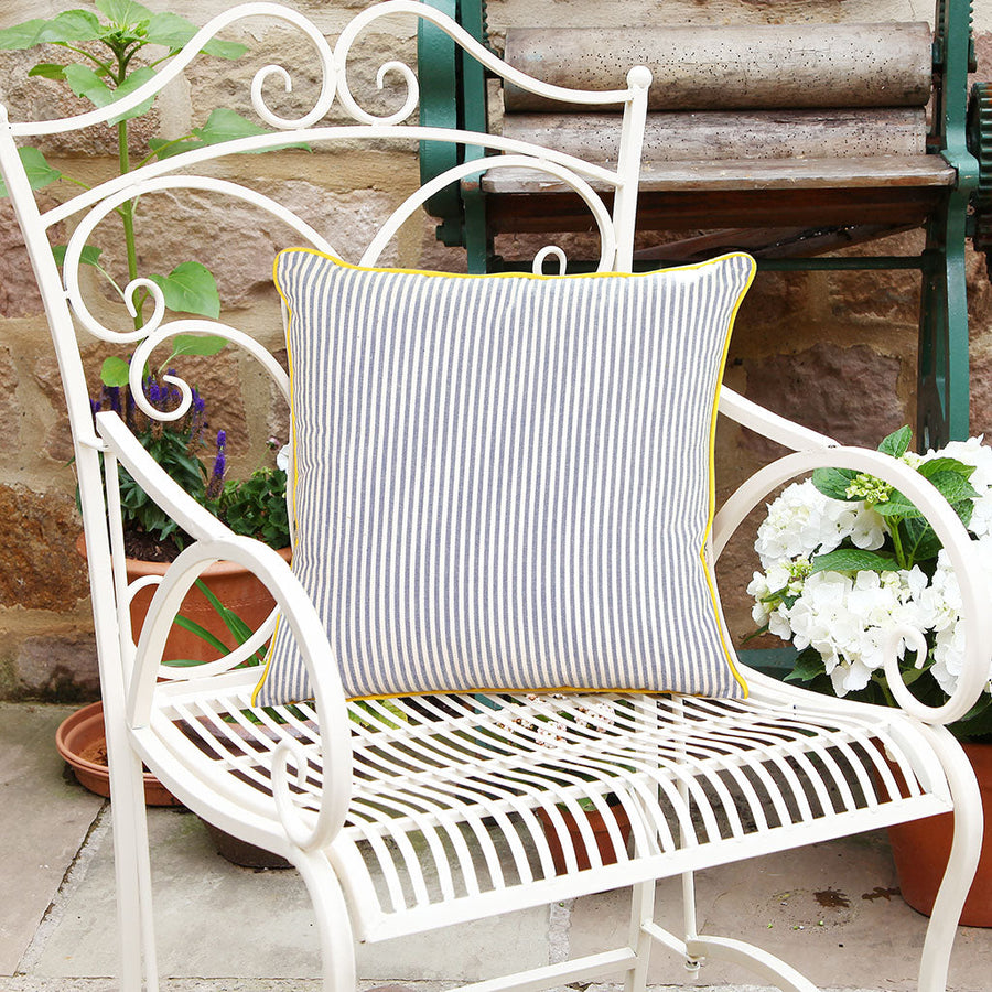stripe garden cushion