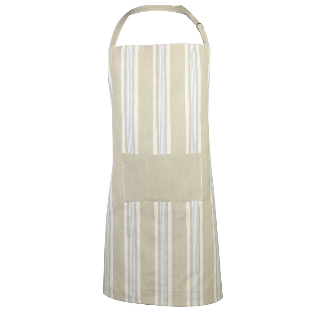 Millstone Blue Striped Cotton Barbecue Apron