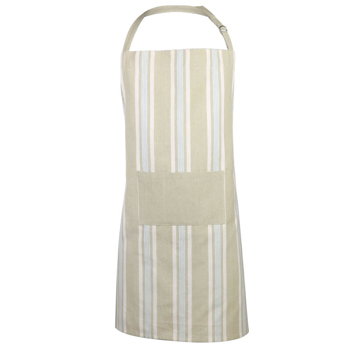 Millstone Blue Striped Cotton Barbecue Apron